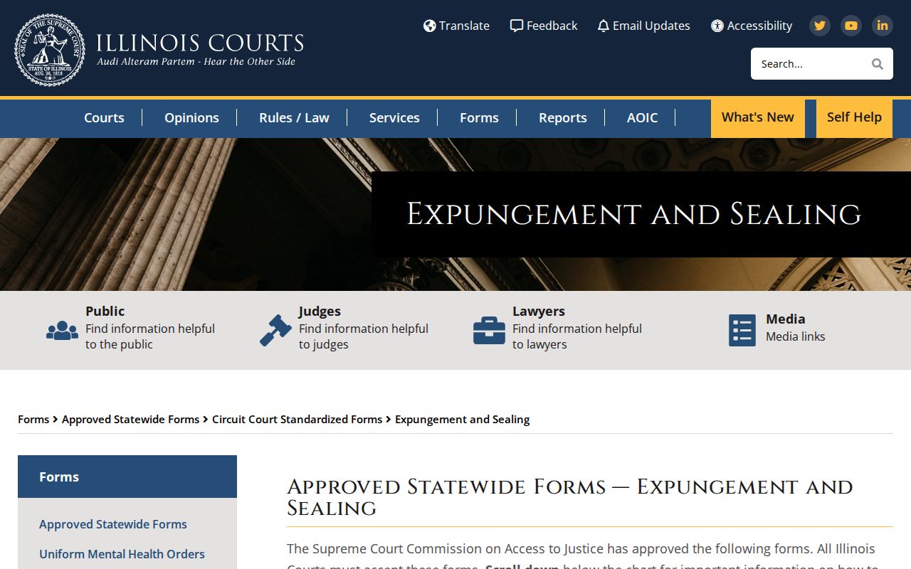 Illinois law and Boone County booking record correction source